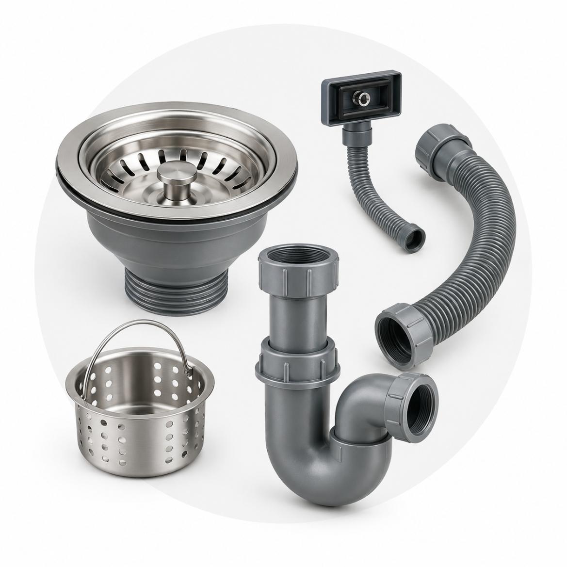 Bộ xả chậu rửa cho nhà bếp và khu vực rửa